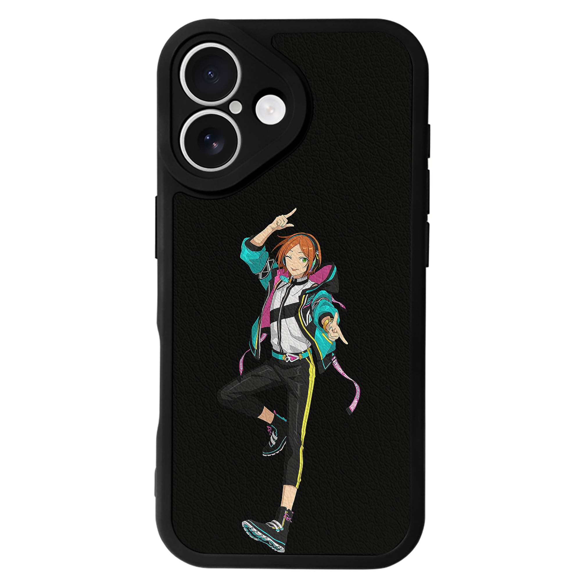 （画像用） あんさんぶるスターズ! Ensemble Stars 【iPhone 16シリーズ対応】シリコンスマホケース（レザー調） 材質：シリコン
